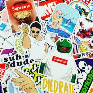 Sticker Pack Random VSCO SUPREME MARVEL Mystery